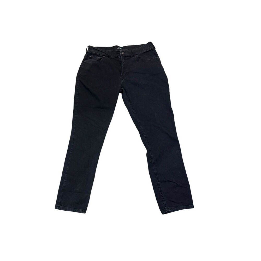 Origin USA Jeans Mens 36x32 Straight Fit Black Denim Made In USA Workwear Tactic